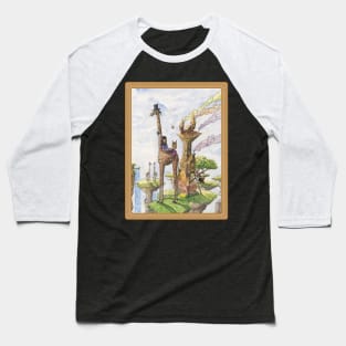 Avishka and the Giraffe Baseball T-Shirt